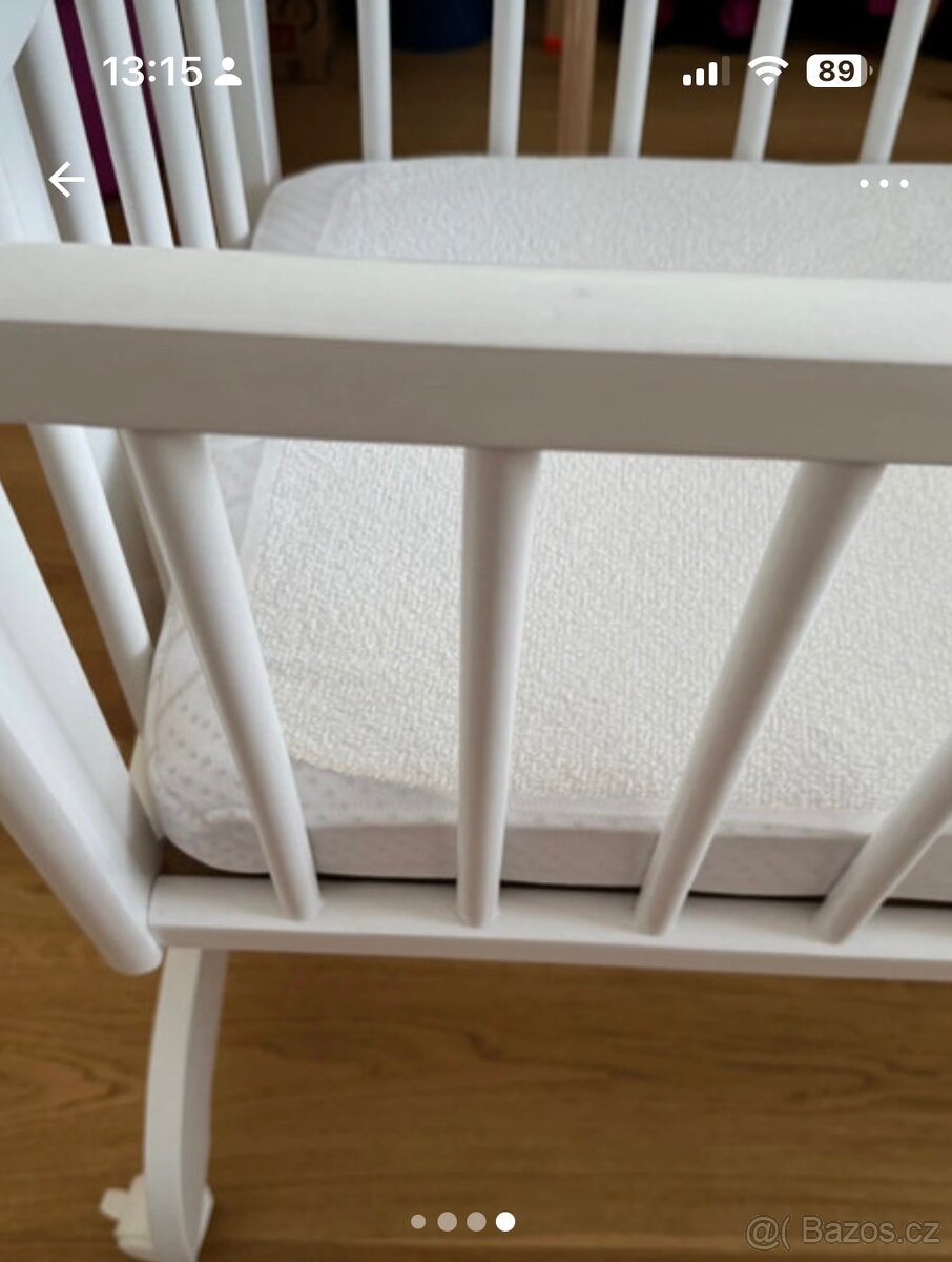 Detska drevena kolebka - 4