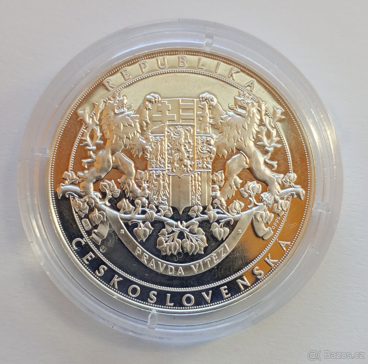 Pamětní medaile – Slovenské národní povstání Ryzí stříbro - 4