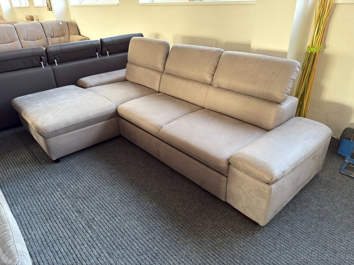 Sedací souprava rohová - rozkládací - NEPOUŽITÉ - 4