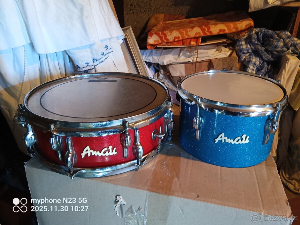 Retro bicí bubny stojany - 4