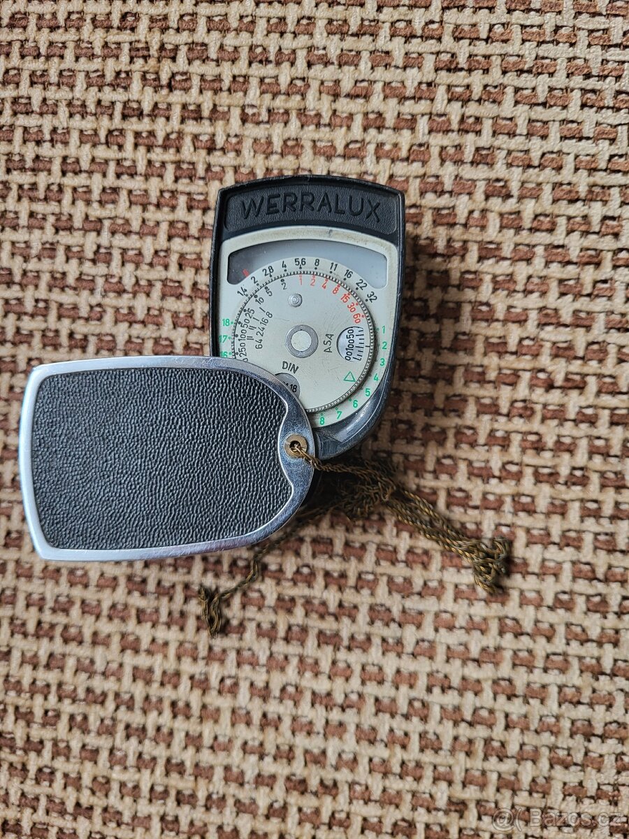 70. léta expozimetr Verralux a hodiny pro fotokomoru - 4