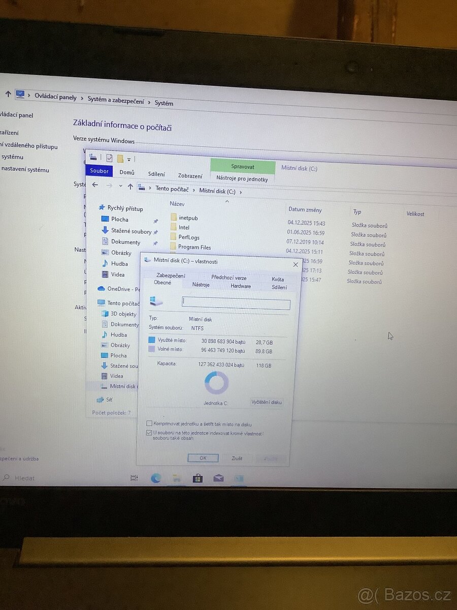 Lenovo V320-17IKB Černý, bez nabíječky a DVD mechaniky - 4