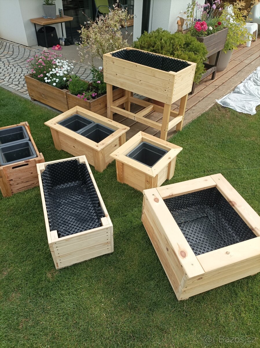 Vyvýšený záhon, květináč, truhlík skladem - 4