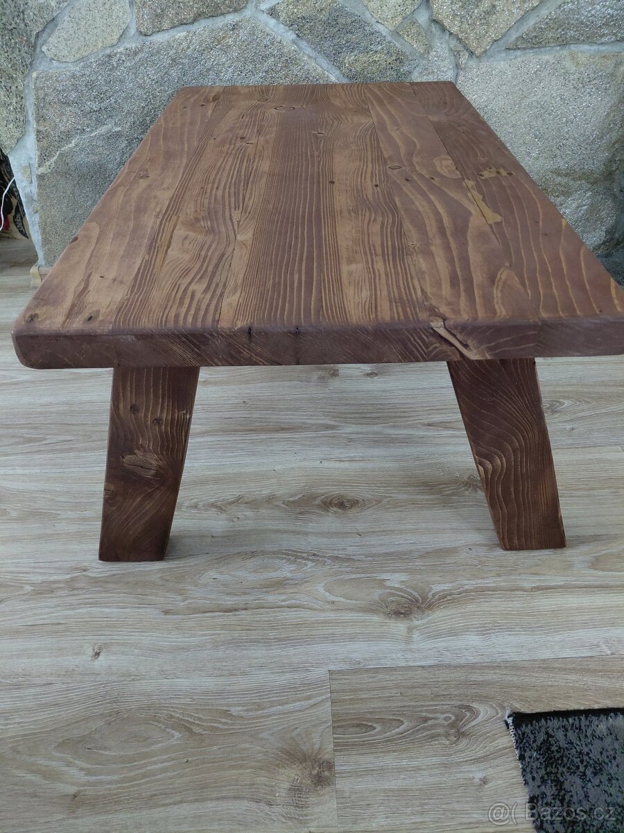 Konferenční stolek z masivu - 4