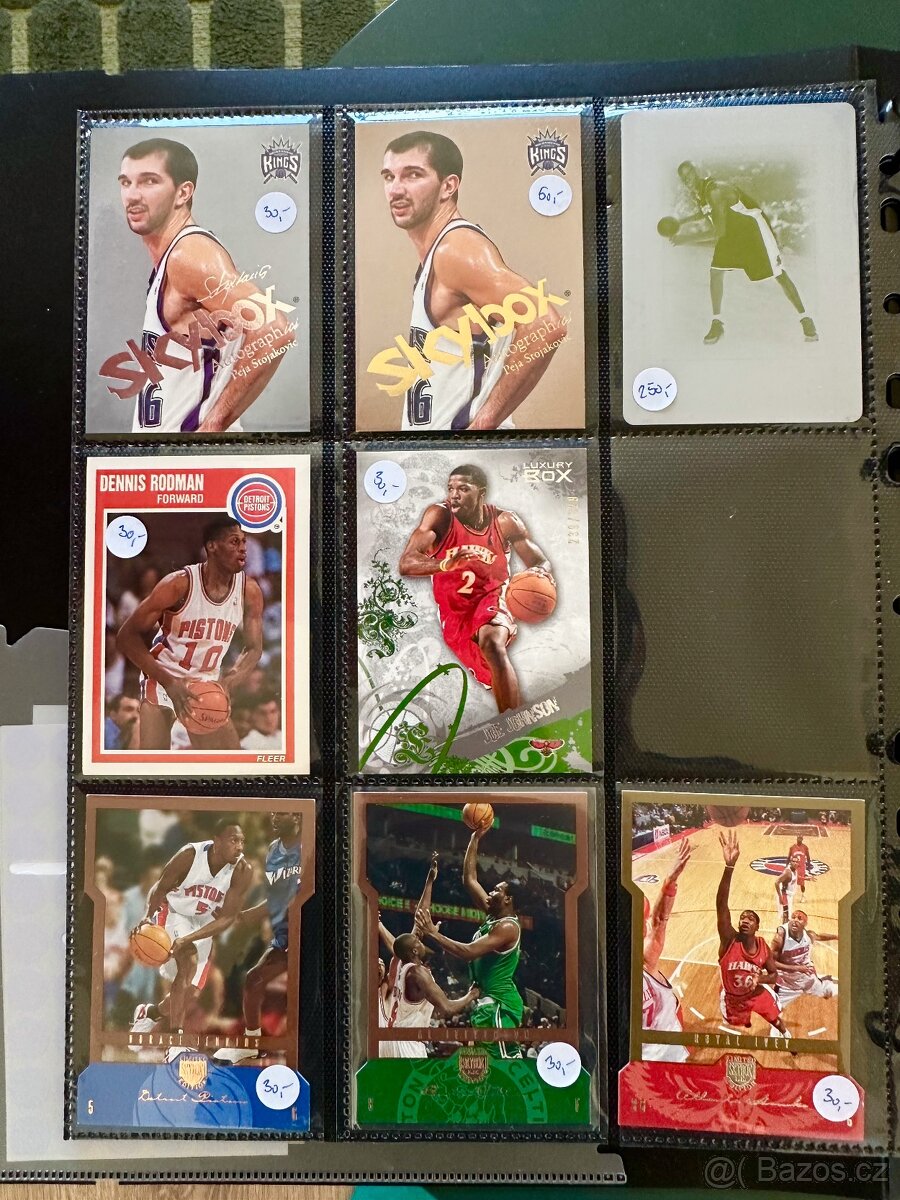 NBA karty (limitky,podpisovky, dresovky) - 4