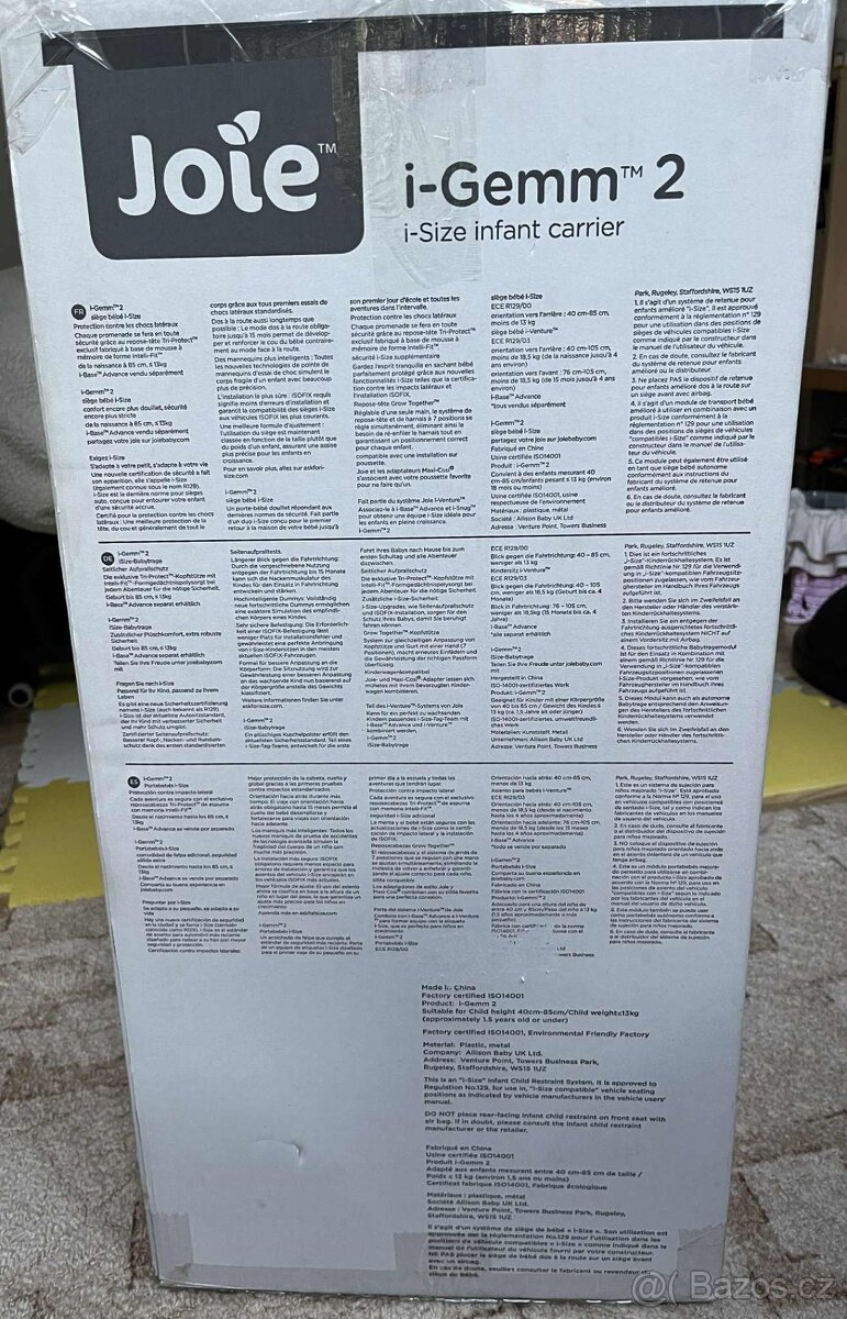 Autosedačka Joie I-Gemm 2 - grey flannel - 4