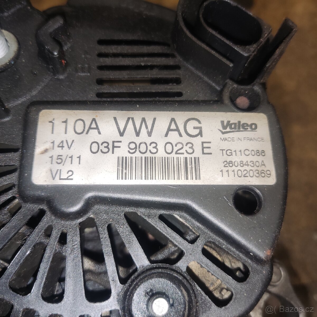 Alternátor škoda fabia 1,2tsi - 4