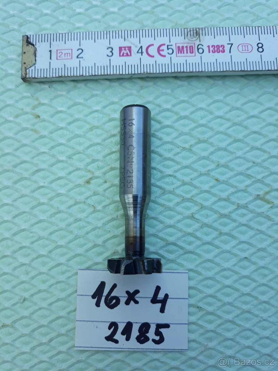 Frézy tvarové stopkové pro drážky per - 4