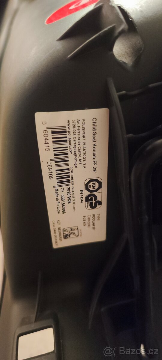 Dětská sedačka na kolo Polisport Koolah - 4