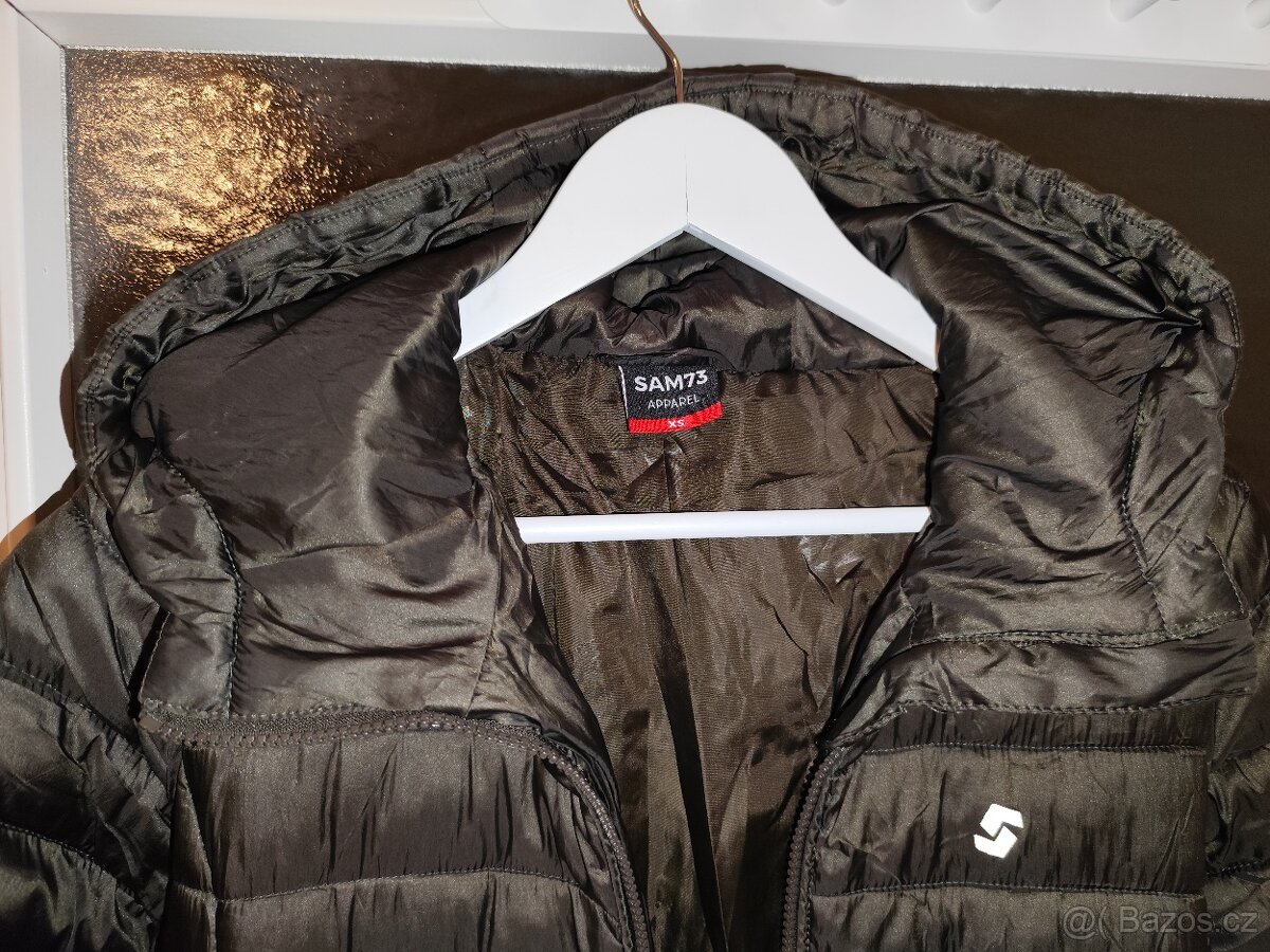 Dlouhá prošívaná bunda - kabát - 4