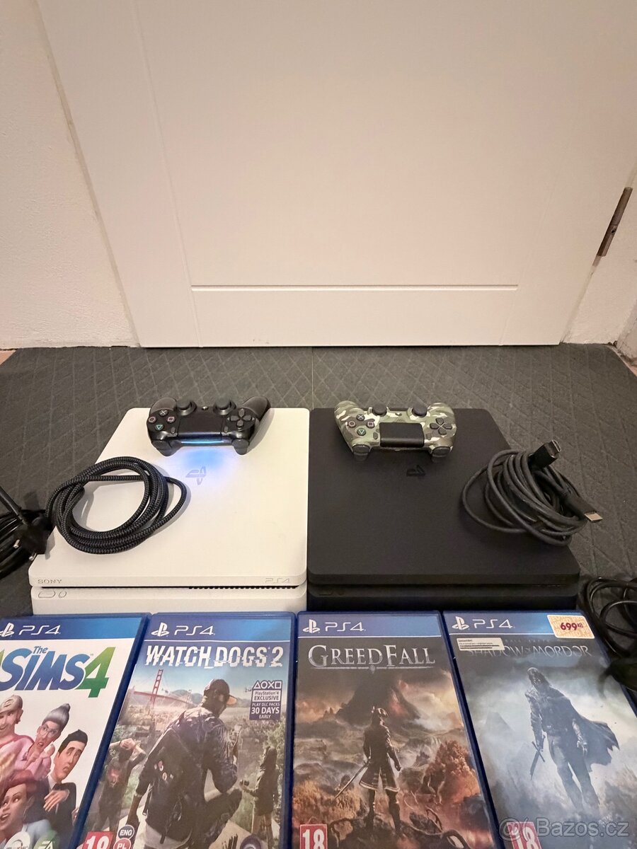 Kompletní herní balíček: 2x PS4 500GB - 4