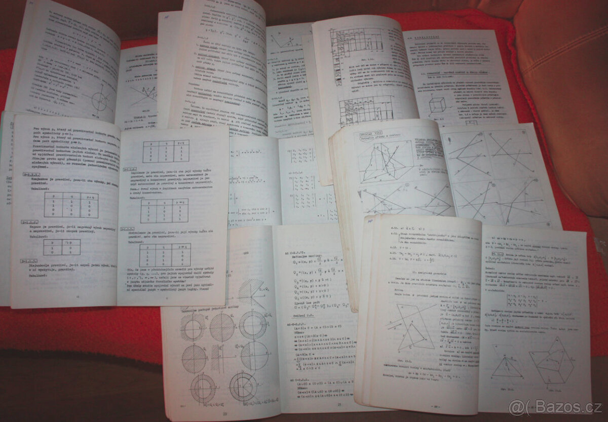 Matematika, Konstruktivní geometrie Liberec CENA KOMPLET - 4