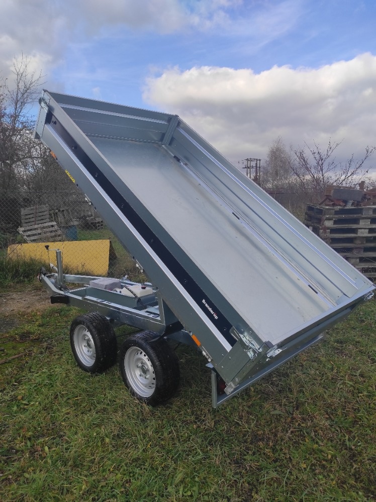 SLEVA elektrohydraulický sklápěč přívěsný vozík Brenderup - 4