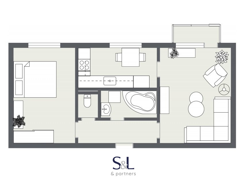 Prodej bytu 2+1 51 m², Teplice - Řetenice, ev.č. 01440 - 4