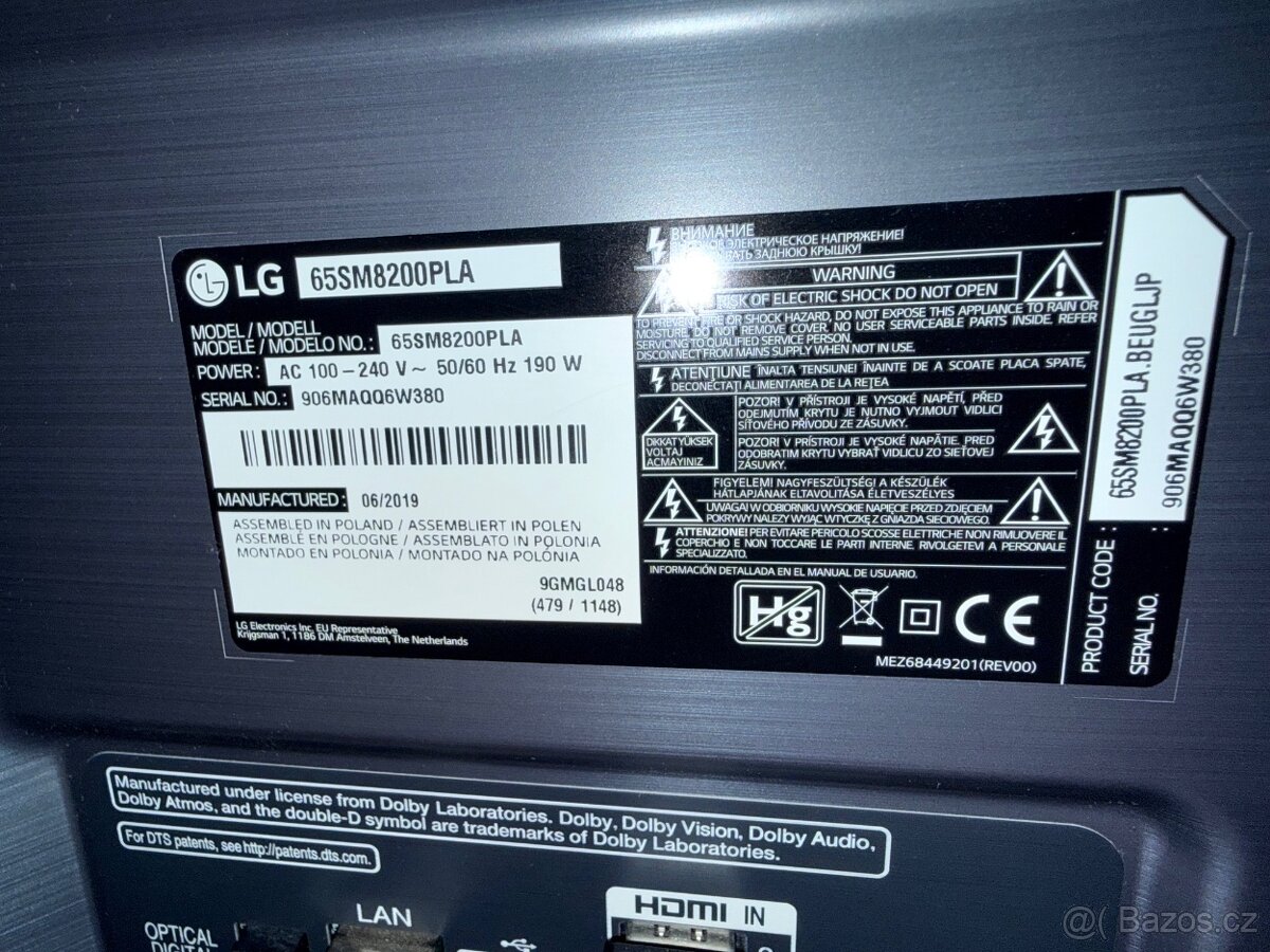 65" LG 65SM8200PLA NanoCell - 4