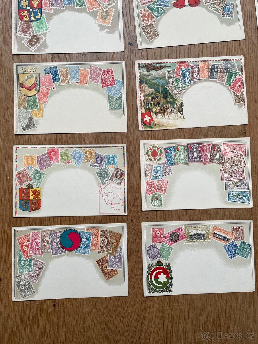 Staré pohlednice z různých zemí - 4