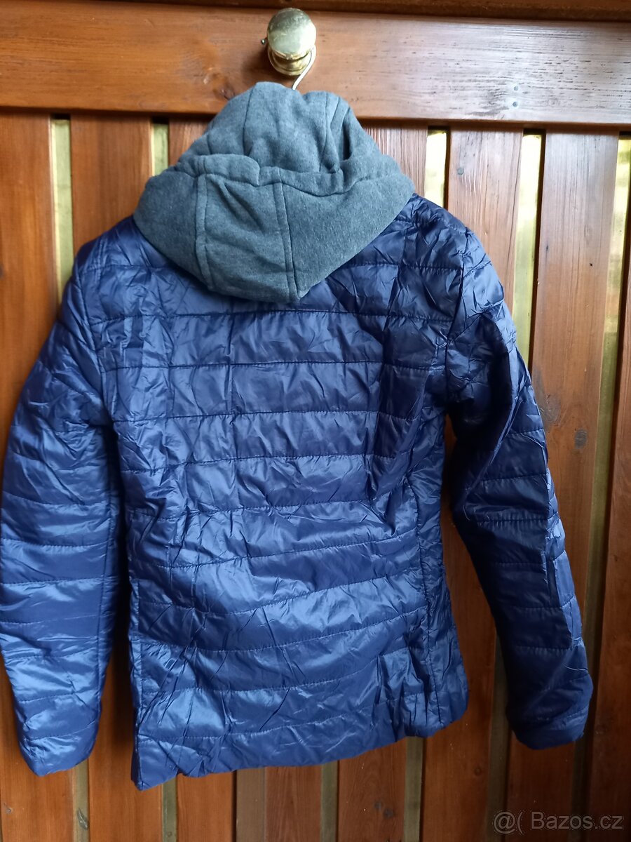 Prodám novou zimní bundu (prošívaná) - modrá - 4