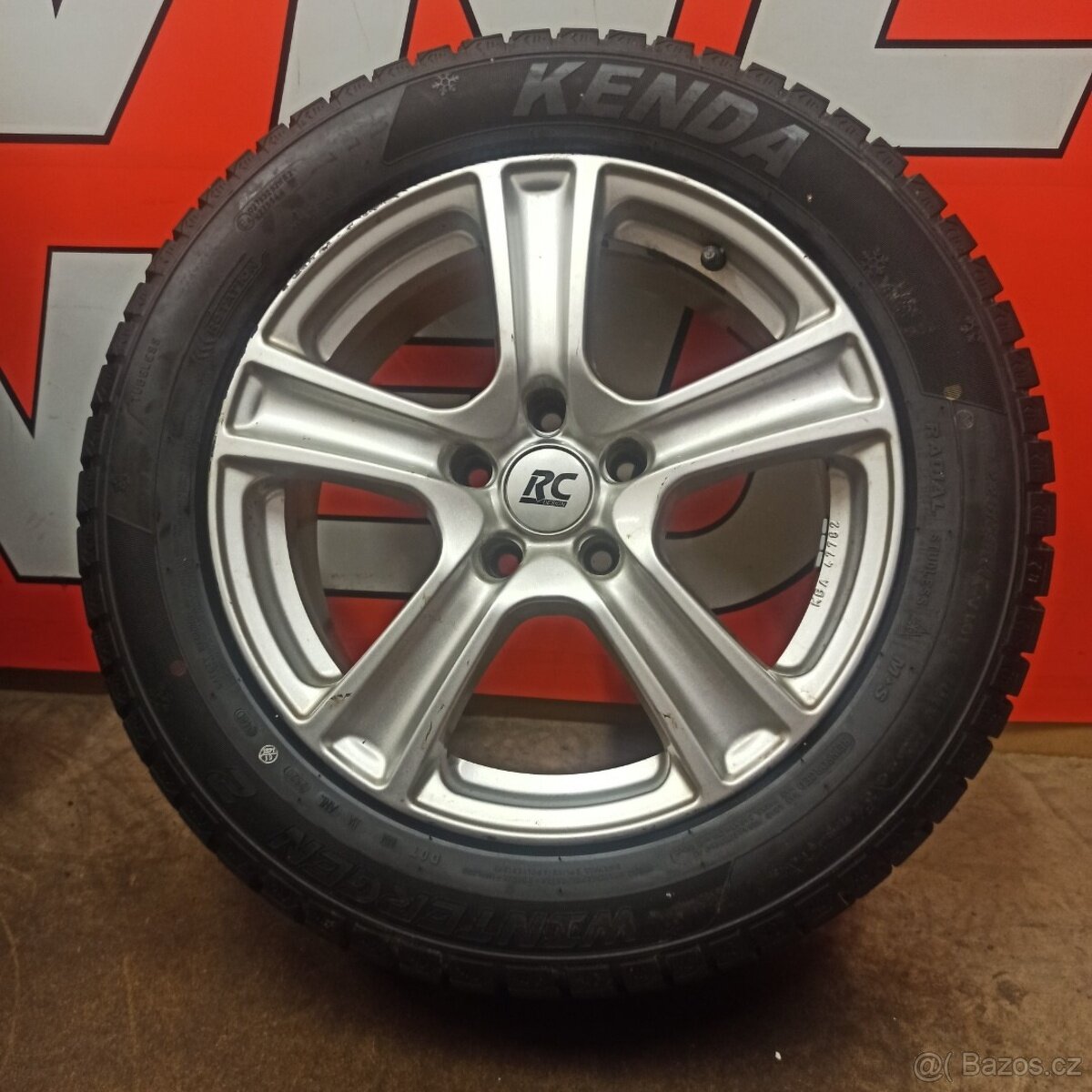 ALU kola Brock 5x114,3 + zimní pneu 225/55 R17 - 4