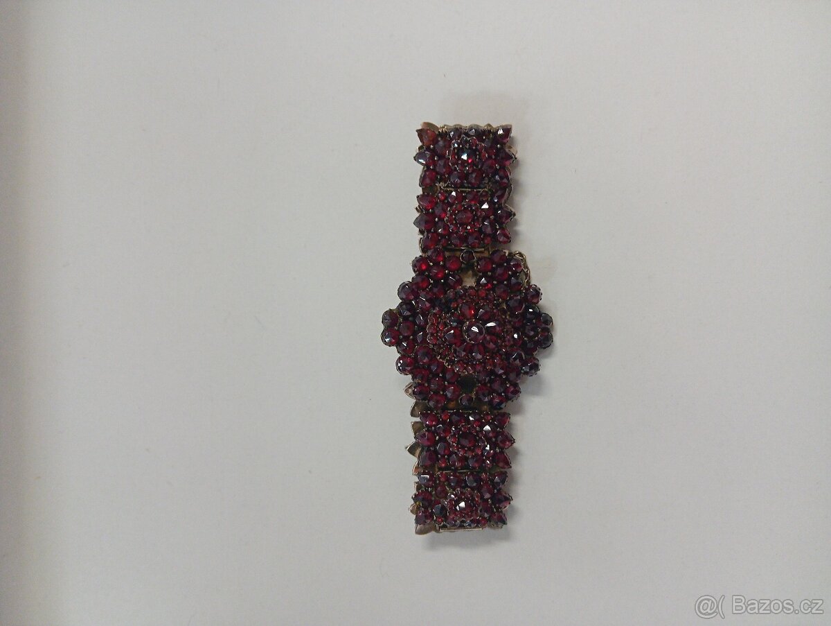 RARITNÍ NÁRAMEK S ČESKÝMI GRANÁTY - 4