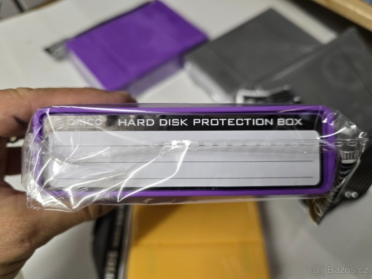 Plastový ochranný obal / box pro HDD SSD 3.5 disk - 4