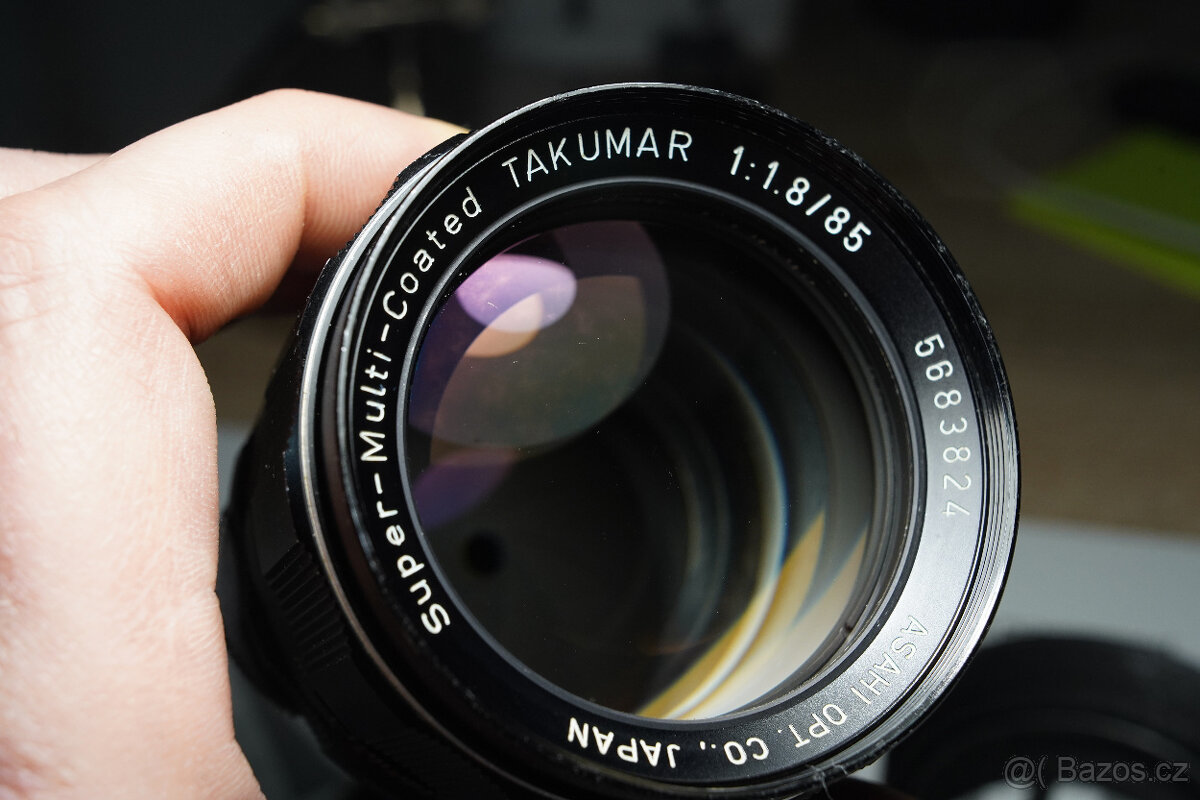 Super Multi-Coated Takumar 85/1.8, m42 závit - 4
