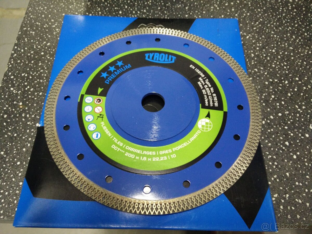 Výprodej diamantových řezných kotoučů TYROLIT 100 - 1000 mm - 4