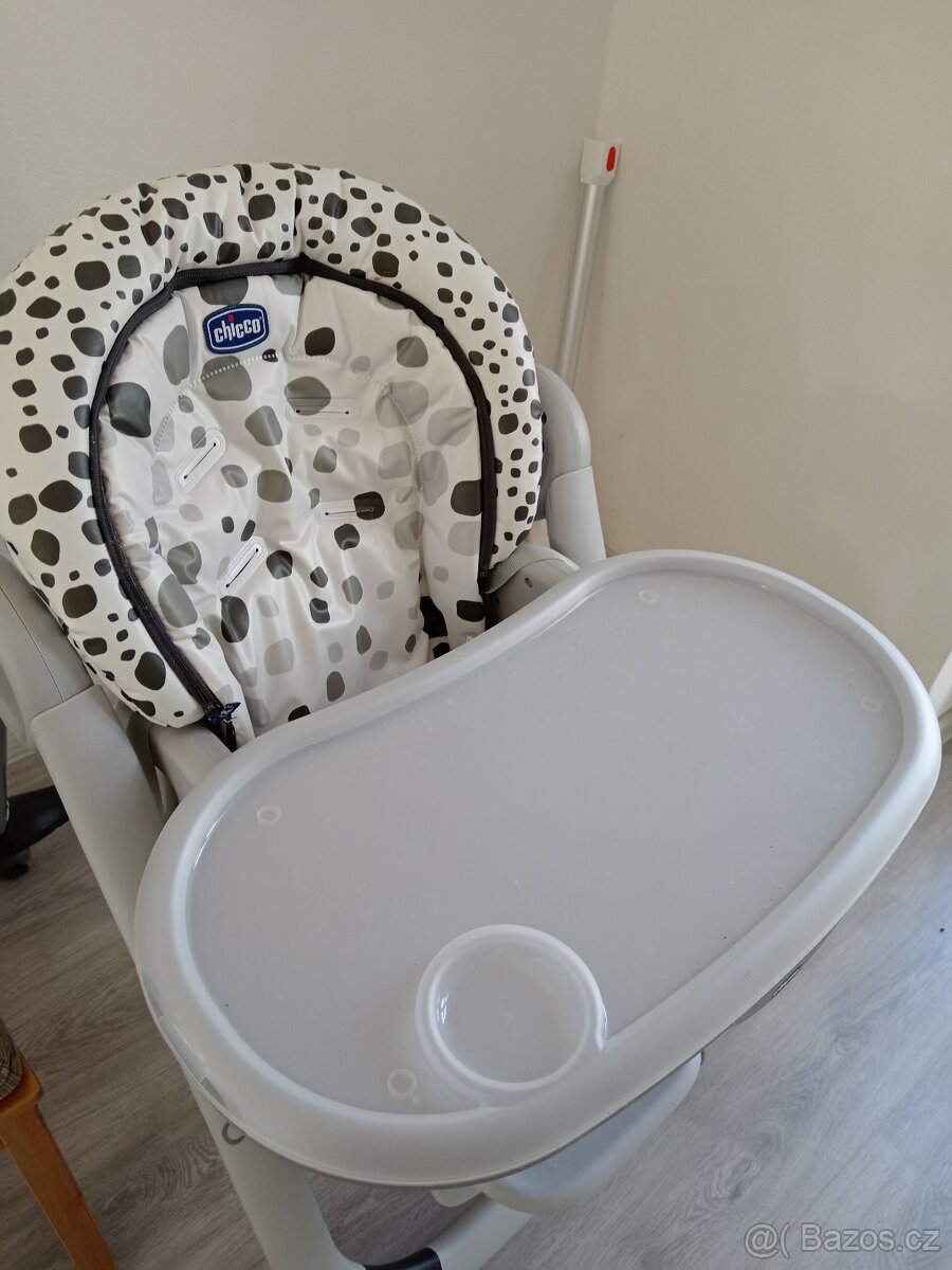 Jídelní židlička Polly Progres5 4 kola - Anthracit - 4