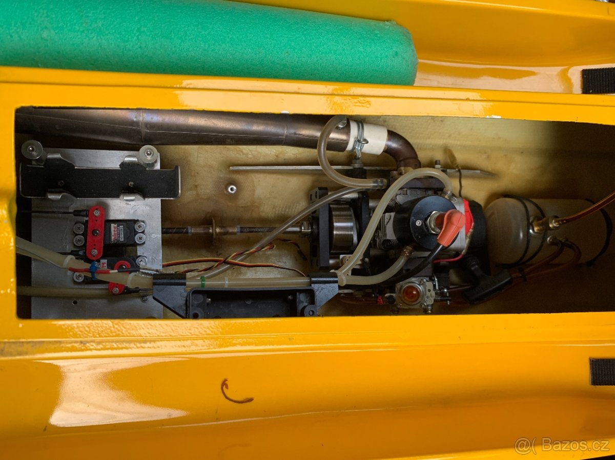 benzinový vodní RC Scooter - 4