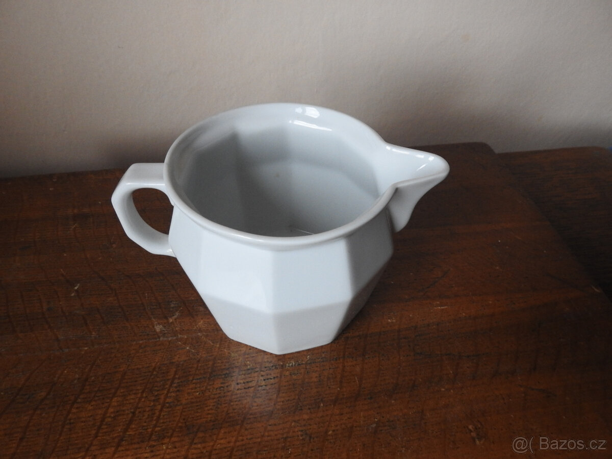 Porcelánová konvice mlékovka Richard Shiller Hoštěrádky - 4