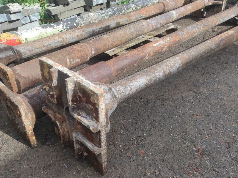 Staré železné sloupy, litinové sloupy, sloup, 5 ks - 4