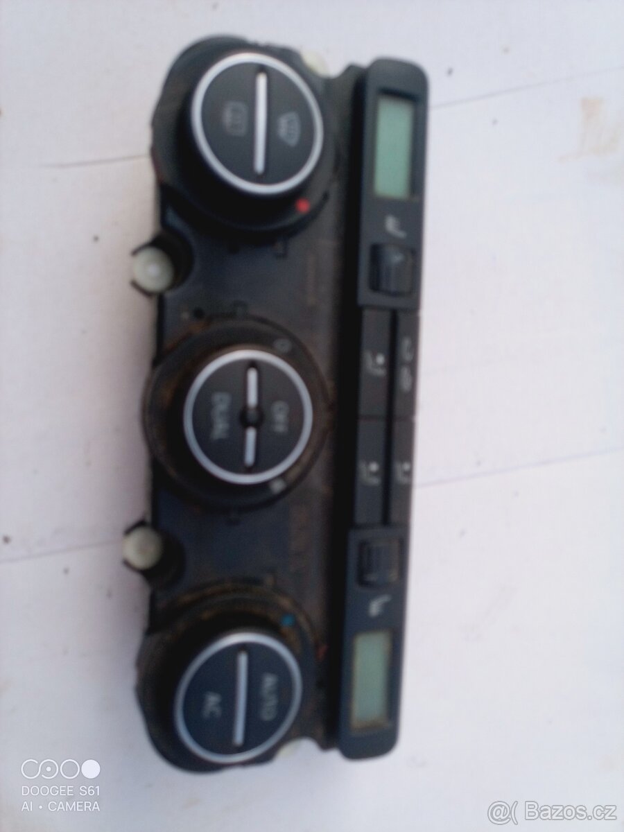 vw touran octavia II caddy passat b6 ovládání topení - 4