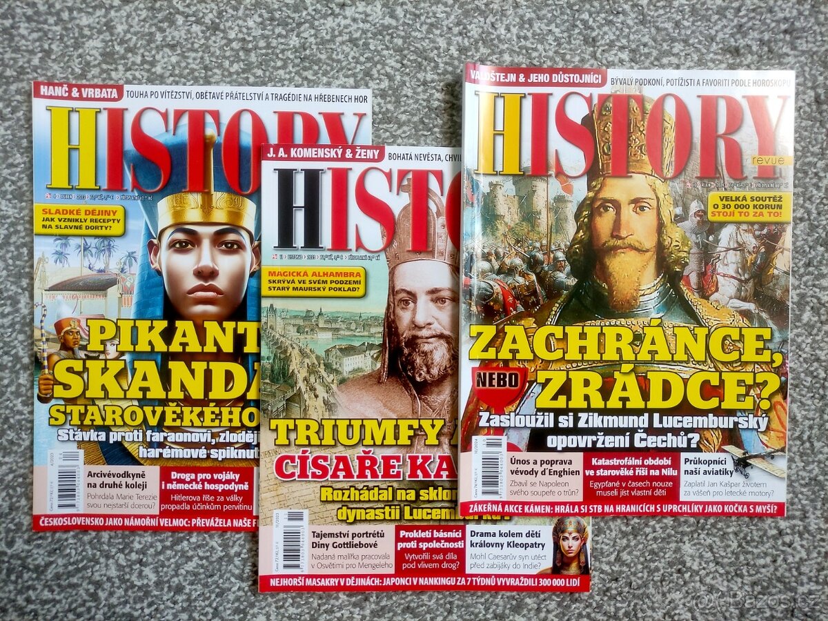 Prodám časopisy History, 21. století, Týden - 4