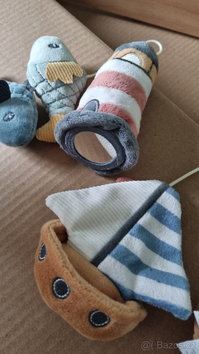 Dřevěný kolotoč nad postýlku Sailors Bay - 4