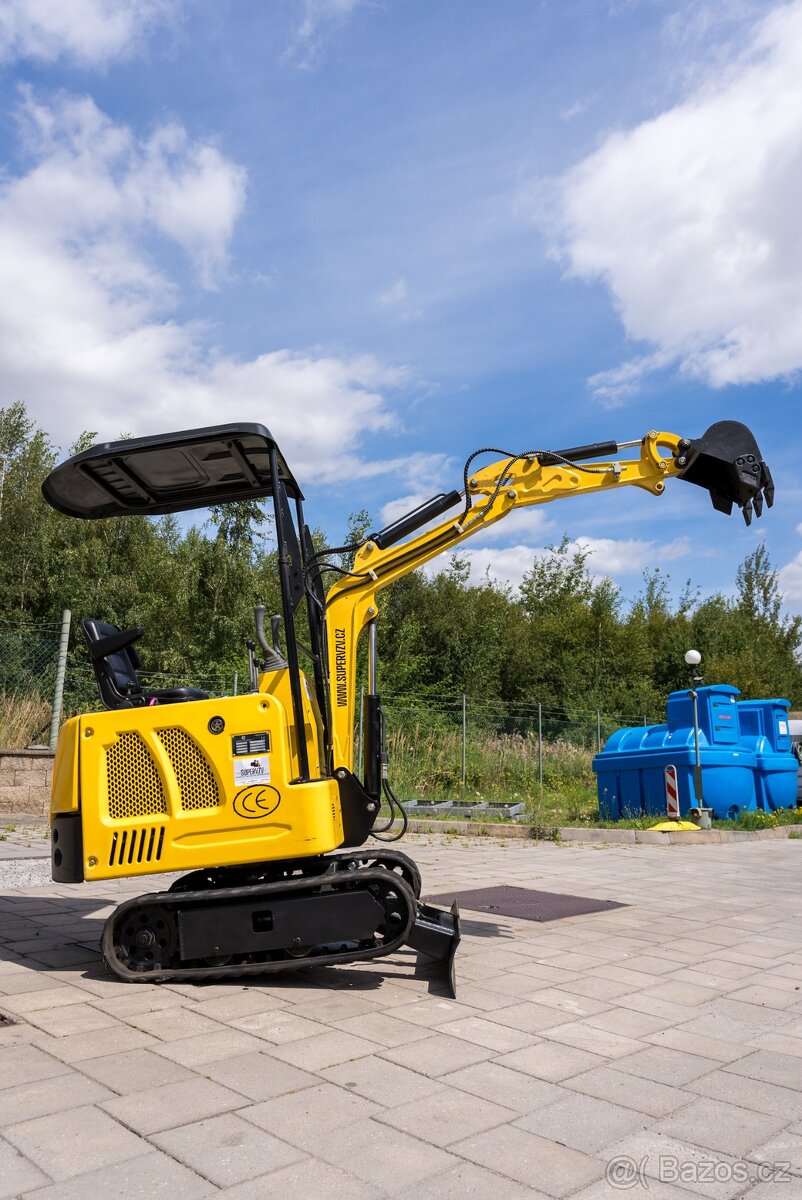 Pásový Mini Bagr Gunter Grossman GG800 - 4