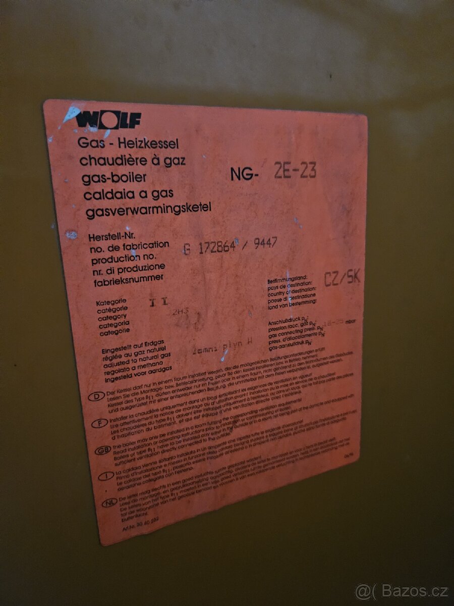 Plynovy kotel Wolf viz foto - 4