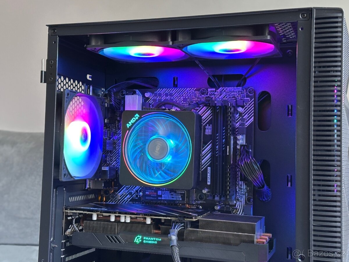 Herní PC Ryzen 5 3600, RX 5600 XT 6GB, RAM 16GB, SSD 500GB - 4