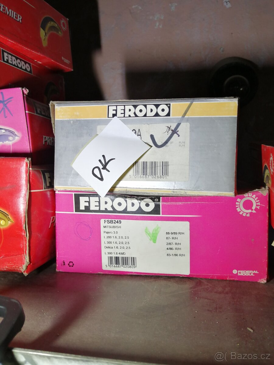 Brzdové obložení čelisti bubnování brda - 4