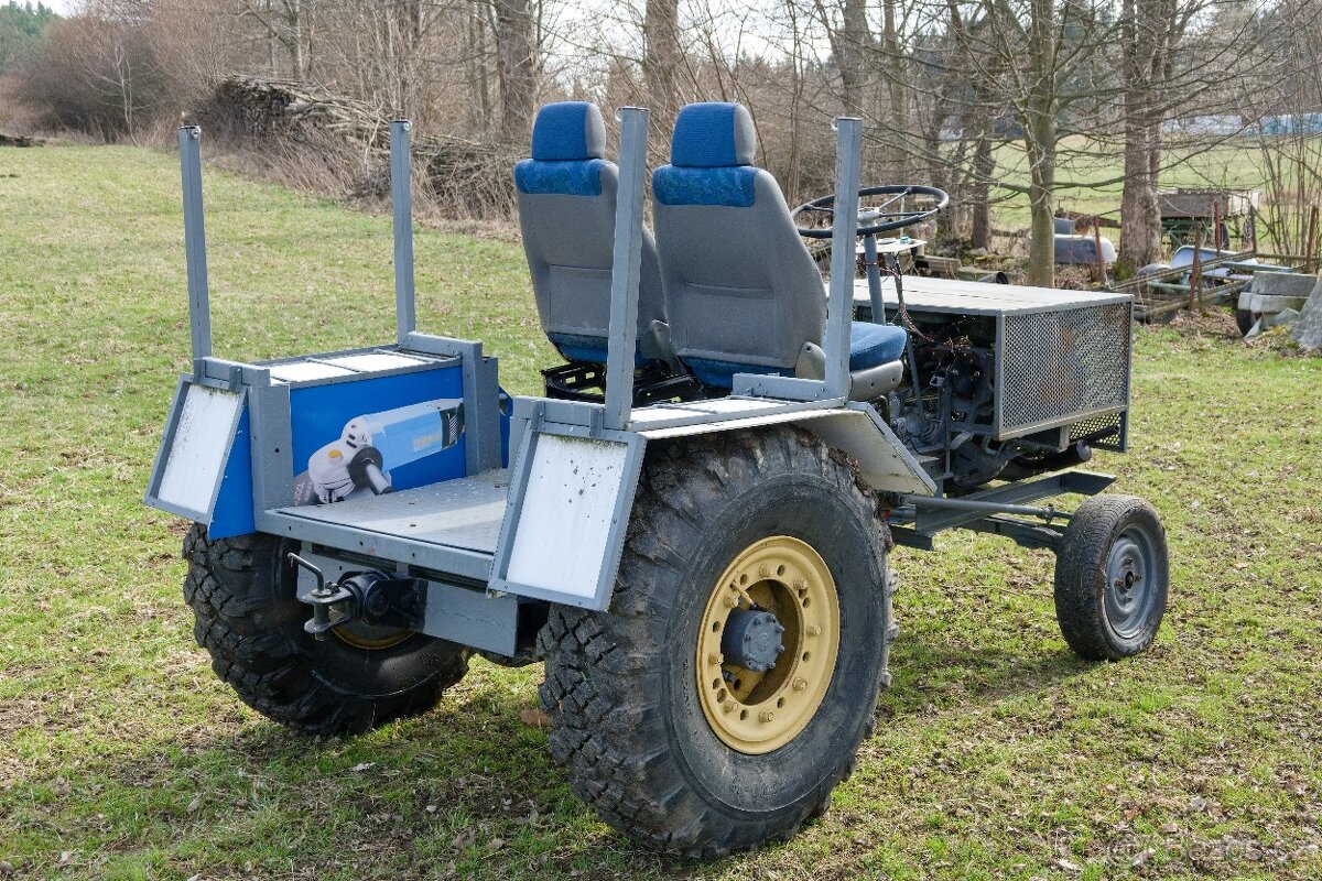 Traktor domácí výroby. - 4