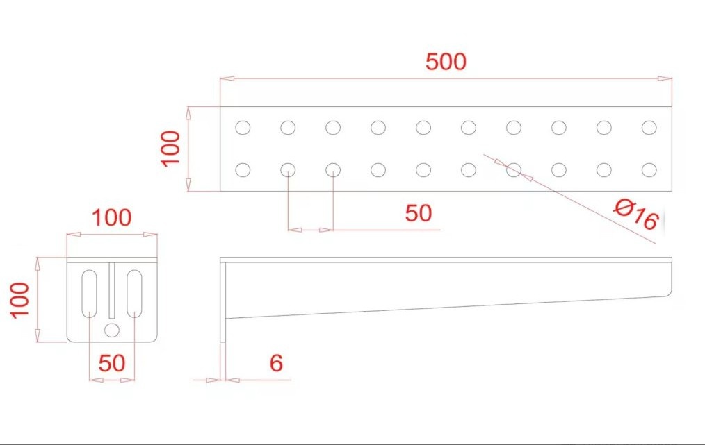Podpěry pro rozšíření plochy svařovacího stolu - 4
