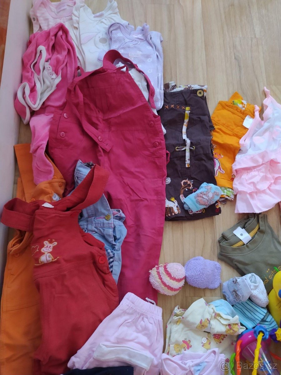 Mix oblečení 3 dívčí, velikost 80 - 4