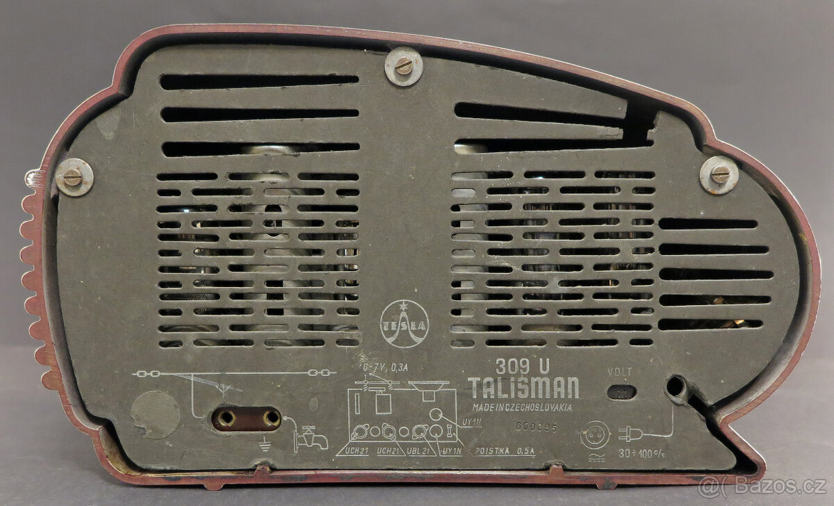 Elektronkové Rádio Tesla Talisman 309U - 4