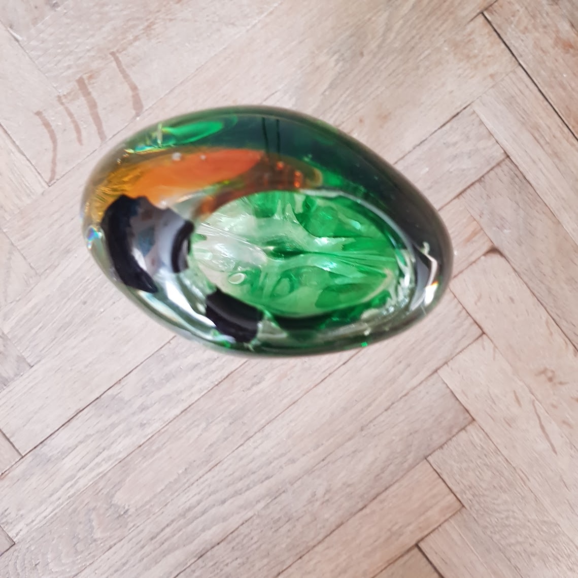 Váza hutní sklo - 4