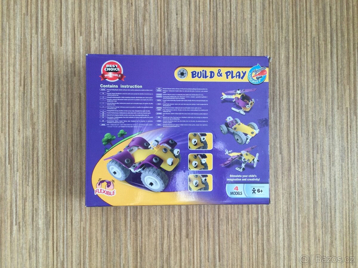 Zatloukací stavebnice a stavebnice 4 v 1 - 4