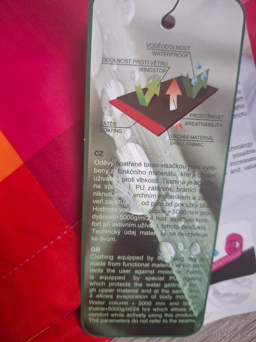 Vodě a větruodolná bunda Lewro 152/158 NOVÁ - 4