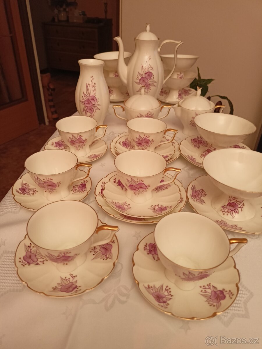 Porcelánová kávová souprava - 4