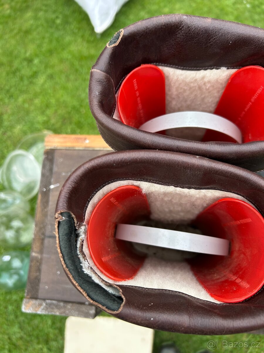 Kožené vysoké boty - 4