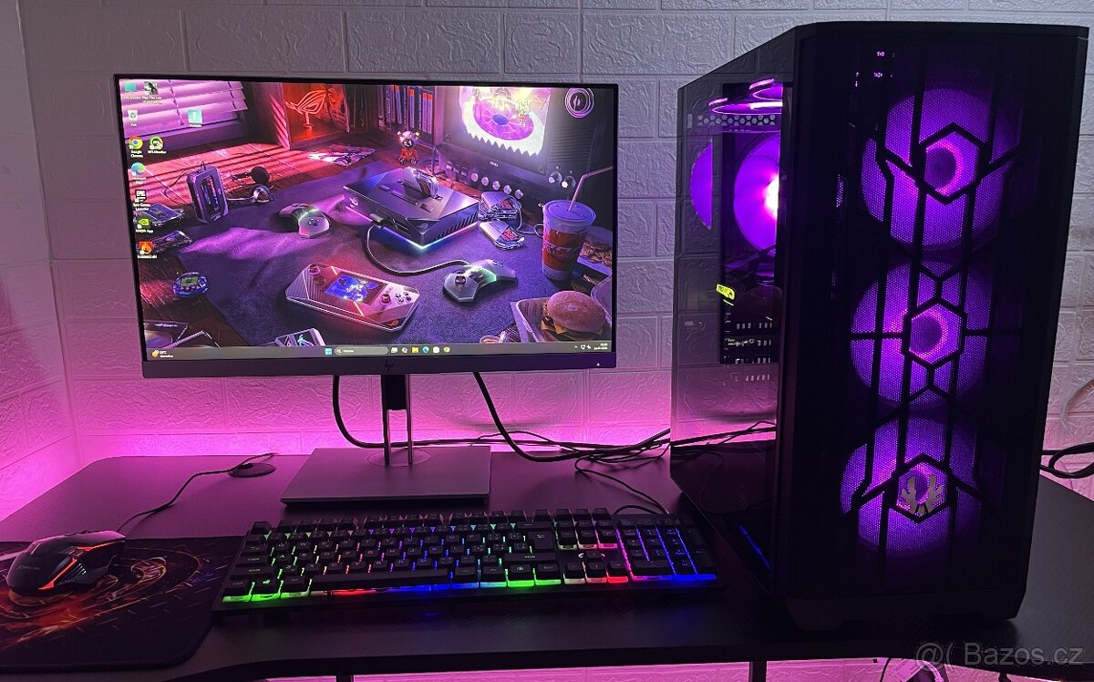 Herní PC|Monitor| + Kompletní Příslušenství-Záruka - 4
