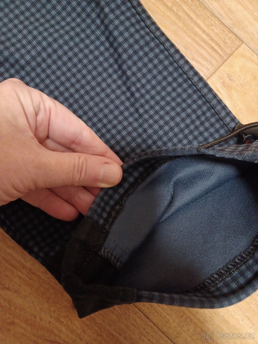 Kugo chlapecké kalhoty modré 146 reflexní kapsy - 4