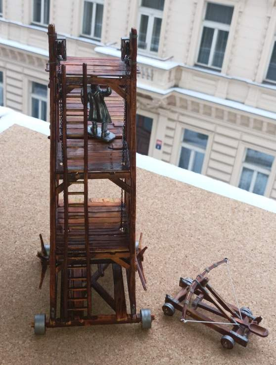 Elastolin vez na dobyvani hradu historicky prak - 4