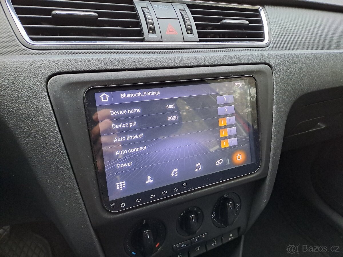 Univerzální 2 DIN 9" autorádio s Android 10.1 a Bluetooth - 4